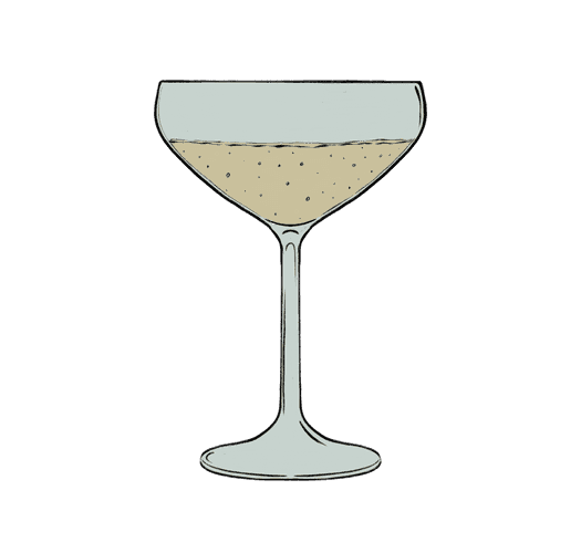 Champagne Illustration